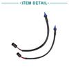 ACROPIX DC T10 Extension Wiring Harness Car LED Light Socket Adapter Connector Black 2pcs