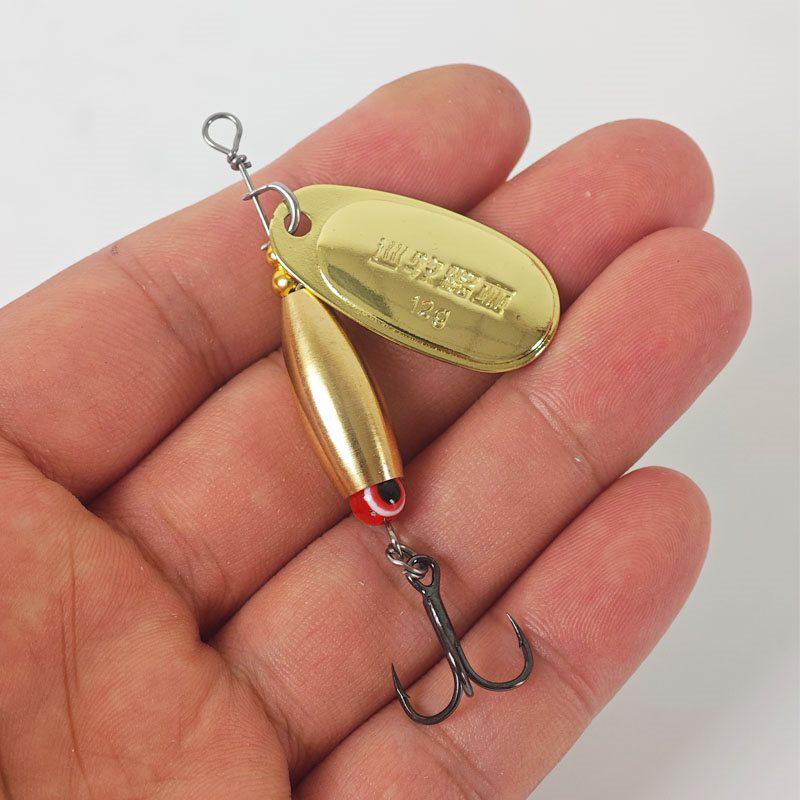 Pastoral Black Pit Rotating Bass Spinner Lure