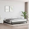 Vidaxl Bed Frame Without Mattress, Dark Gray, 160X200 Cm, Upholstered