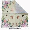 20 buc/pachet 33x33cm Fluture Floare Șervețel de Hârtie De Unică Folosință Cocktail Nuntă Petrecere de Zi de Naștere Pătrat cu 2 Straturi Șervețele de Masă