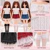 2 Styles Dolls Jeans Short Mini Skirt  for ob24 OB22 Dolls/for Azones YMY Doll/for Blyth Doll