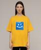 GRAVER [Unisex] Drawing Smile Cloud Logo Short Sleeve T-Shirt_Mustard