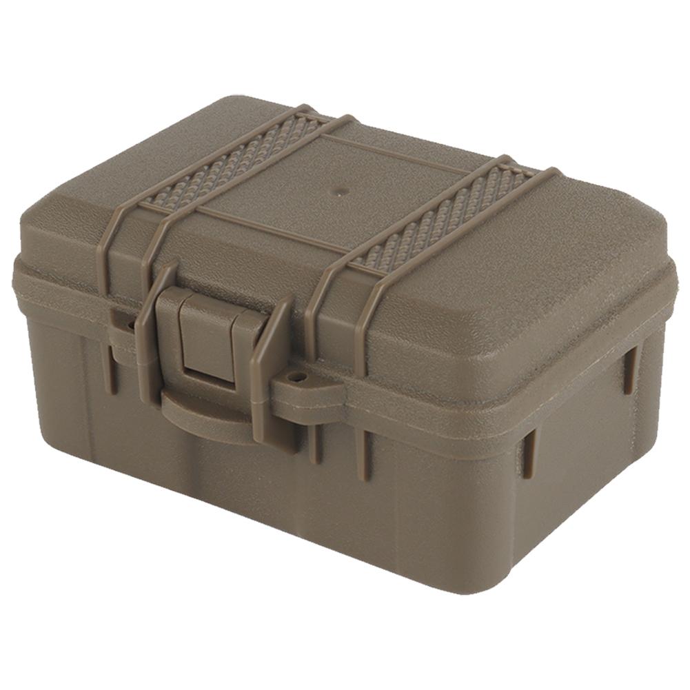 12.4x8cm Storage Box Protective Tool Case Lockable Sealed Safety Equipment Container for Outdoor Tool Storage хаки
