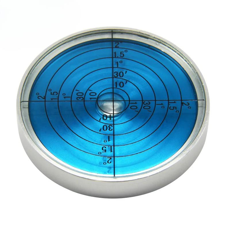 Universal Level 10 Minute Circular Level Bubble Portable Level Bubble High-precision Metal Magnetic Level 6010