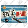 Putuo Decor My Rules Tin Sign Retro Plaque Metal Plate Vintage Wall Art Poster Decortive for Garage Man Cave Club Bar Home