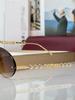 Damskie metalowe owalne okulary przeciwsłoneczne GG1922SA – Stylowa ochrona UV
