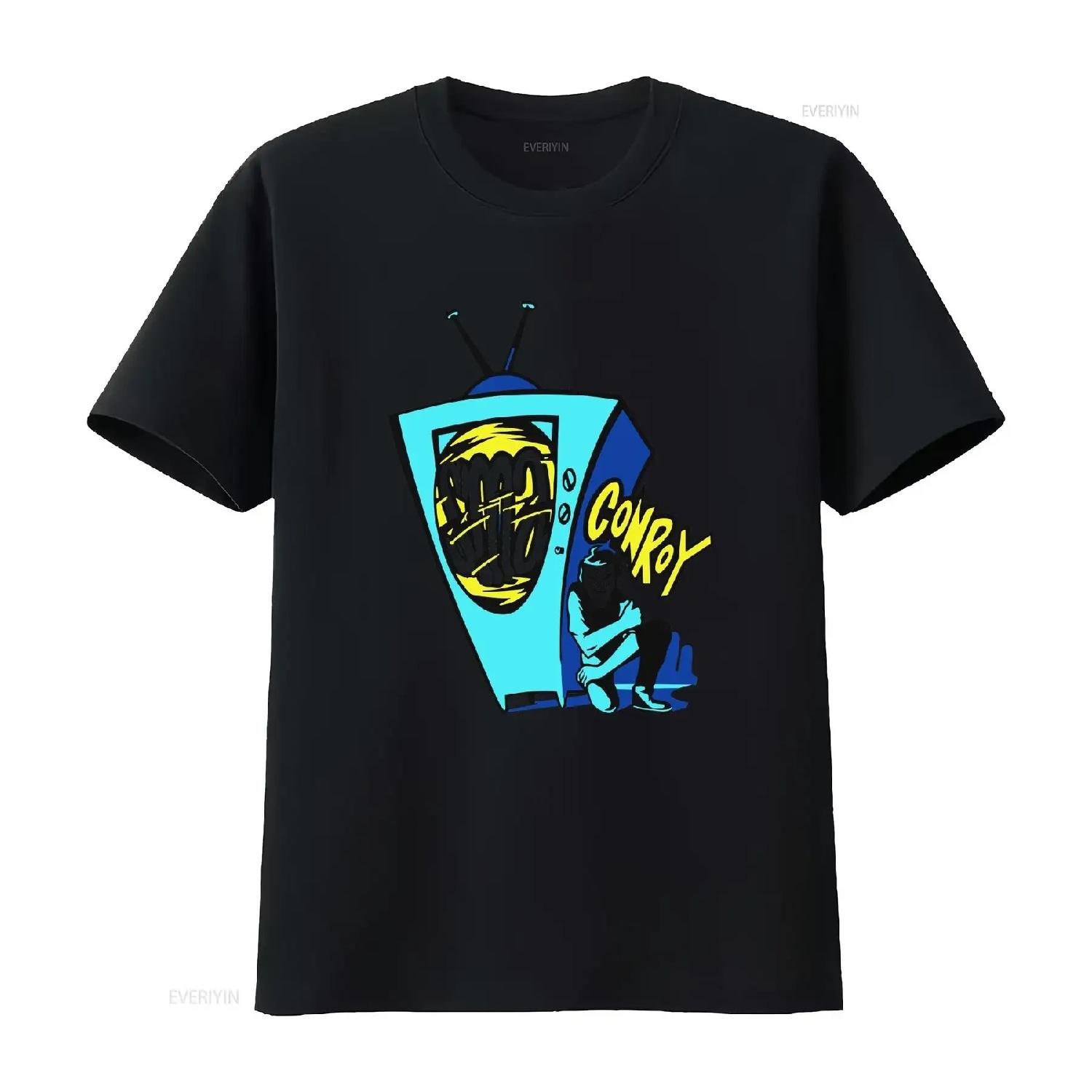 

Conroy Pro skater SMA Santa Monica airlines skateboards skateboarding T Shirt vintage Washed Comfortable Stylish XXXXXL чорний