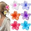 Independently Packaged Beach Vacation Egg Flower Claw Clip Hair Accessory Colorful Flower Hair Claw Plate Hair Ponytail Top Clip