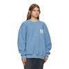 MLB Base Logo Sweatshirts Unisex Blue Crew Neck Thickened Regular 3AMTF5116-50BLL