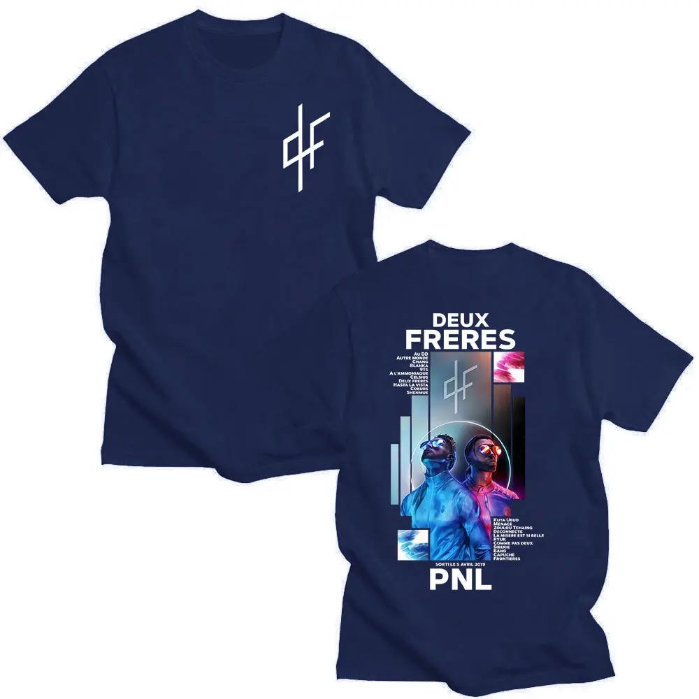 French Rapper PNL Le Monde Chico Album Graphic Tshirt Unisex Women Fashion Hip Hop Short Sleeve Tshirt Cotton Casual T Shirts Top