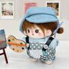 Little Painter Doll Clothes Outfit Cowboy Hat Doll Clothes Set  10cm Cotton Doll