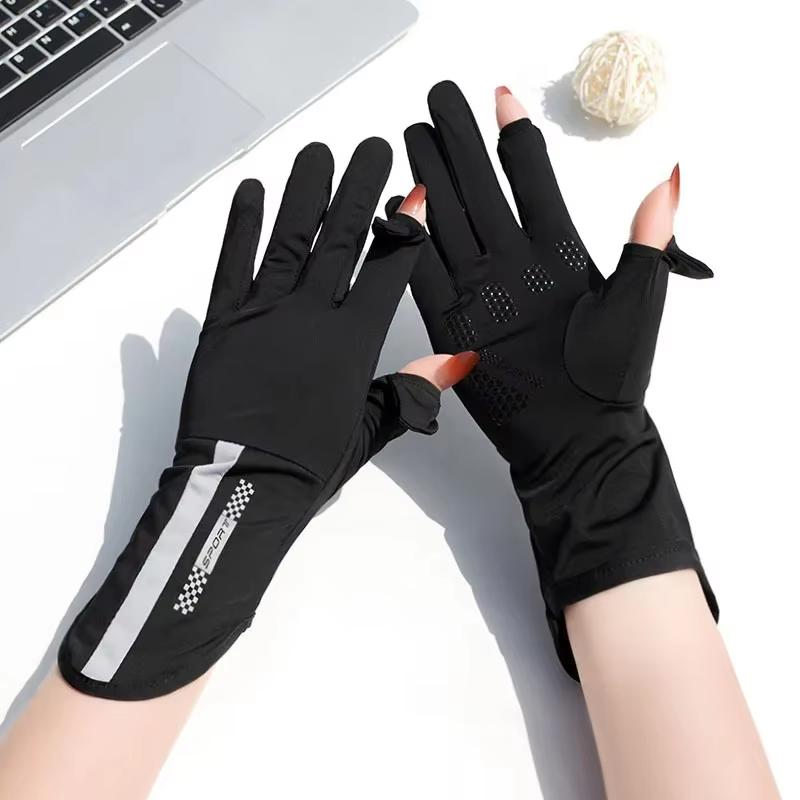 UV Block UPF50+ Sun Protection Driving Gloves Touchscreen Non-Slip for Golf Hiking Travel