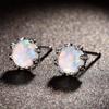 Hot Sale Pinduoduo 8-Claw Opal Earrings Men's and Women's Personality Classic Niche Light Luxury Earrings