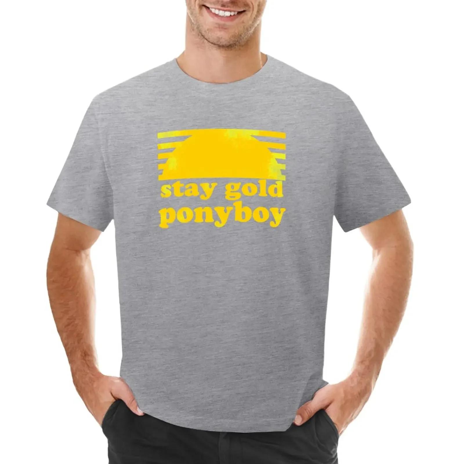 Stay Gold Ponyboy TShirt cute tops summer clothes anime clothes hippie clothes for men S