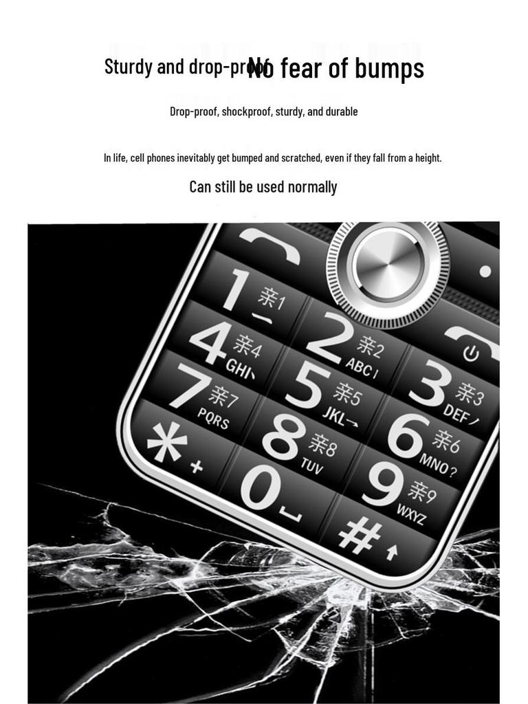 Telefono per anziani Unicom Telecom 5G/4G Tipo C Lunga durata in standby