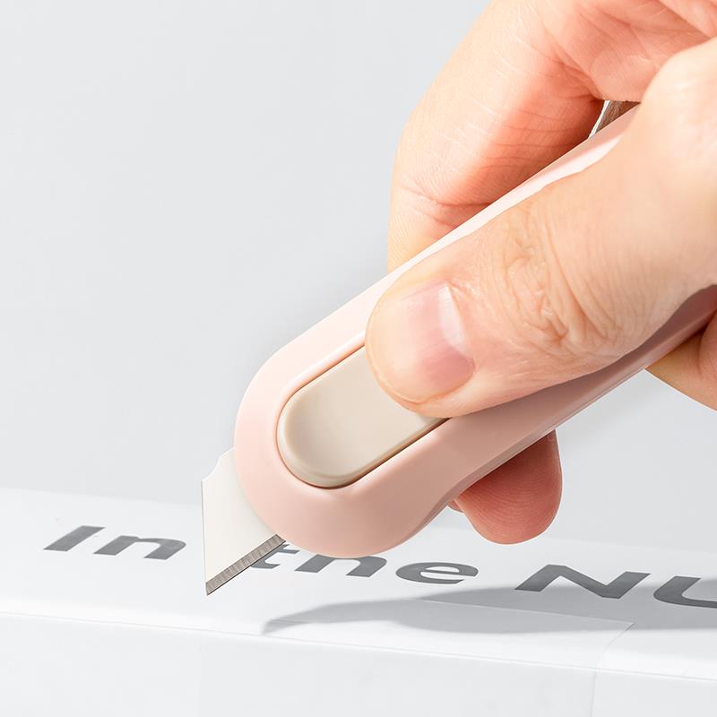 Portable Mini Paper Cutter Quality Artwork Knife Automatic Rebound Box Opener Pocket Cutter For Office Home Supplies & Open Box