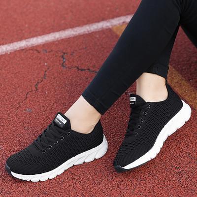 Spring Fly-Woven Women'S Shoes, Versatile And Lightweight Women'S Shoes, Lace-Up Casual Shoes, Fashion Sports Shoes For Women