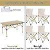 UOSUUOSU Foldable Camping Picnic Table and Chair Set