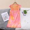 Girls' 3D Dog Print Sleeveless Nightgown Pajamas