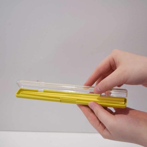 Sabu Coperto Antibacterial Chopsticks & Case 20, Ivory, 363900