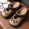 V Hole Shoes New Beach Non-slip Seaside Couple Slippers Women's Summer Wear
