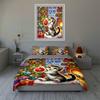 Festive kitten scene Bedding Duvet cover sets Duvet covers Pillowcases gifts (1 * Duvet Cover 2 * Pillowcases, without duvet insert)