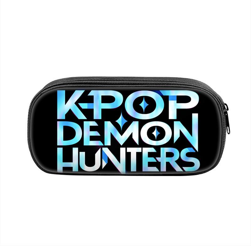 Kpop İblis Avcıları Saklama Kalem Çantası Büyük Kapasiteli Öğrenci Kalem Çantası Okul Malzemeleri