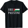 Palestine Libre Je Soutiens la Palestine Drapeau de la Liberté Gaza Libre T-shirt Unisexe