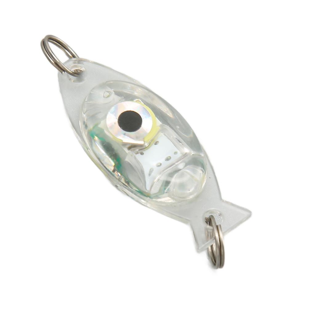 10 Pezzi Luce LED per Esca da Pesca Subacquea Forma Occhio Goccia Lampada Esca Subacquea Luce Attira Pesci