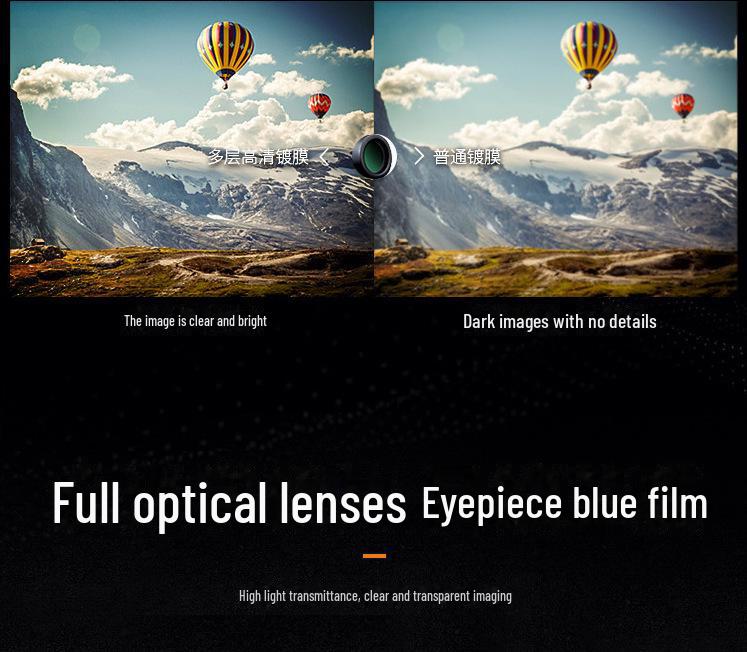 16X52 Dualfokus Hochleistungs-HD Low-Light Nachtsicht Fernglas zur Vogelbeobachtung