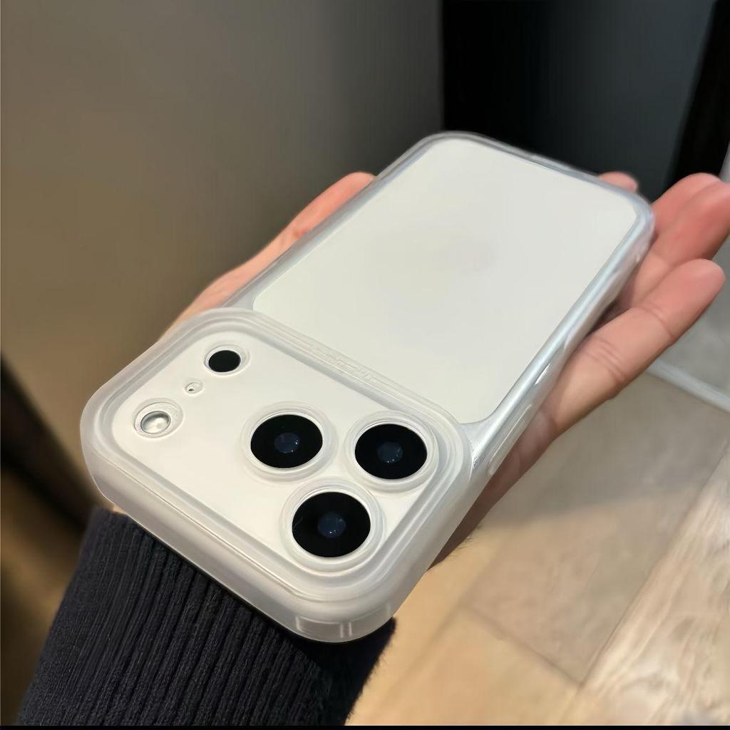 Advanced Transparent Soft Phone Case for Apple iPhone 17/16/15/14/13 Pro Max with Integrated Buttons