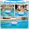 40 Inch Floating Games Table Foldable Waterproof Play Cards Pool Card Playing Desk Drinks Holder Large Floating Tray