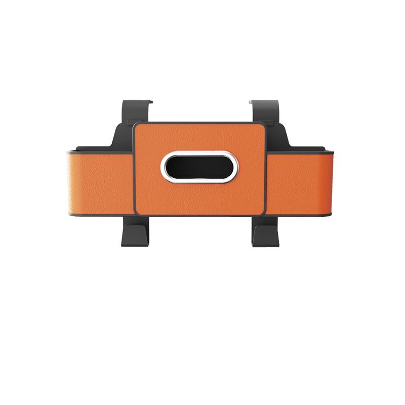 Car Backseat Organizer Multifunction Leather Interior Storage Bag Hanging Seat Back Tissue Water Cup Holder Auto Accessories.