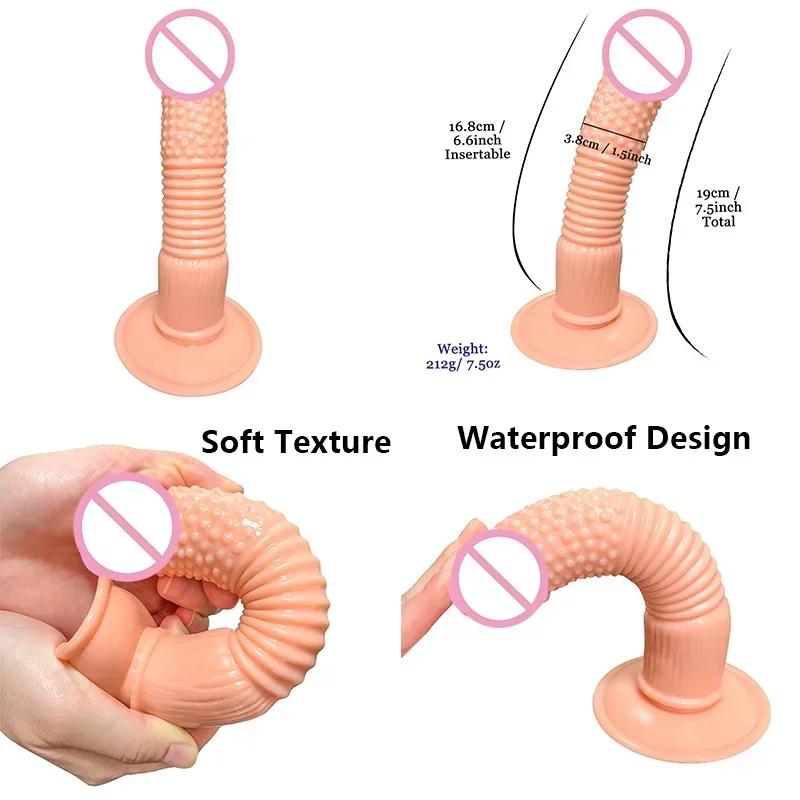 Sex Chop Black Dildo Artificial Penis Male Masturbator Rubber Anus Womens Sex Toy Rubber Asses Strap On Dilldo ?Vibrator Toys