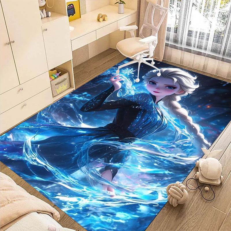 

Frozen-themed Rug - Non-slip Kitchen Mat, Outdoor Rug, Home and Bedroom Decor, Yoga Mat, Birthday Gift. 60x90cm