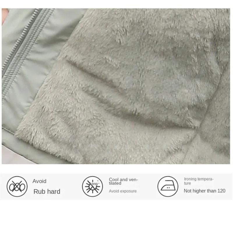 Women Parka Fashion Long Coat Wool Liner Hooded Parkas 2024 New Winter Jacket Slim with Fur Collar Warm Snow Wear Padded Clothes