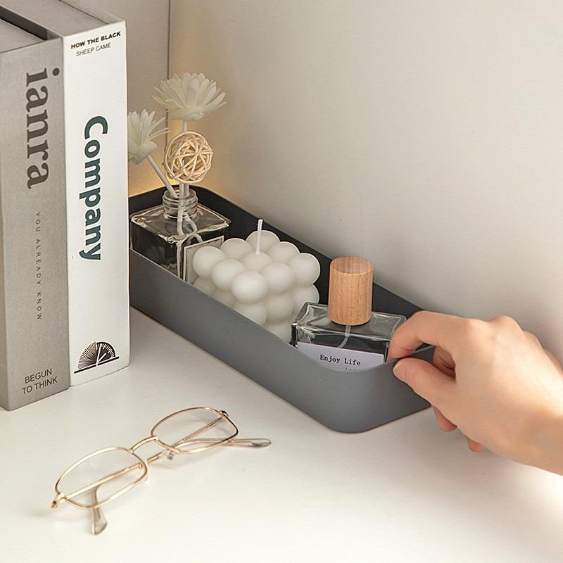 Multi-Purpose Plastic Drawer Organizer Boxes - Desktop Storage Containers for Jewelry, Makeup & Small Desk Essentials