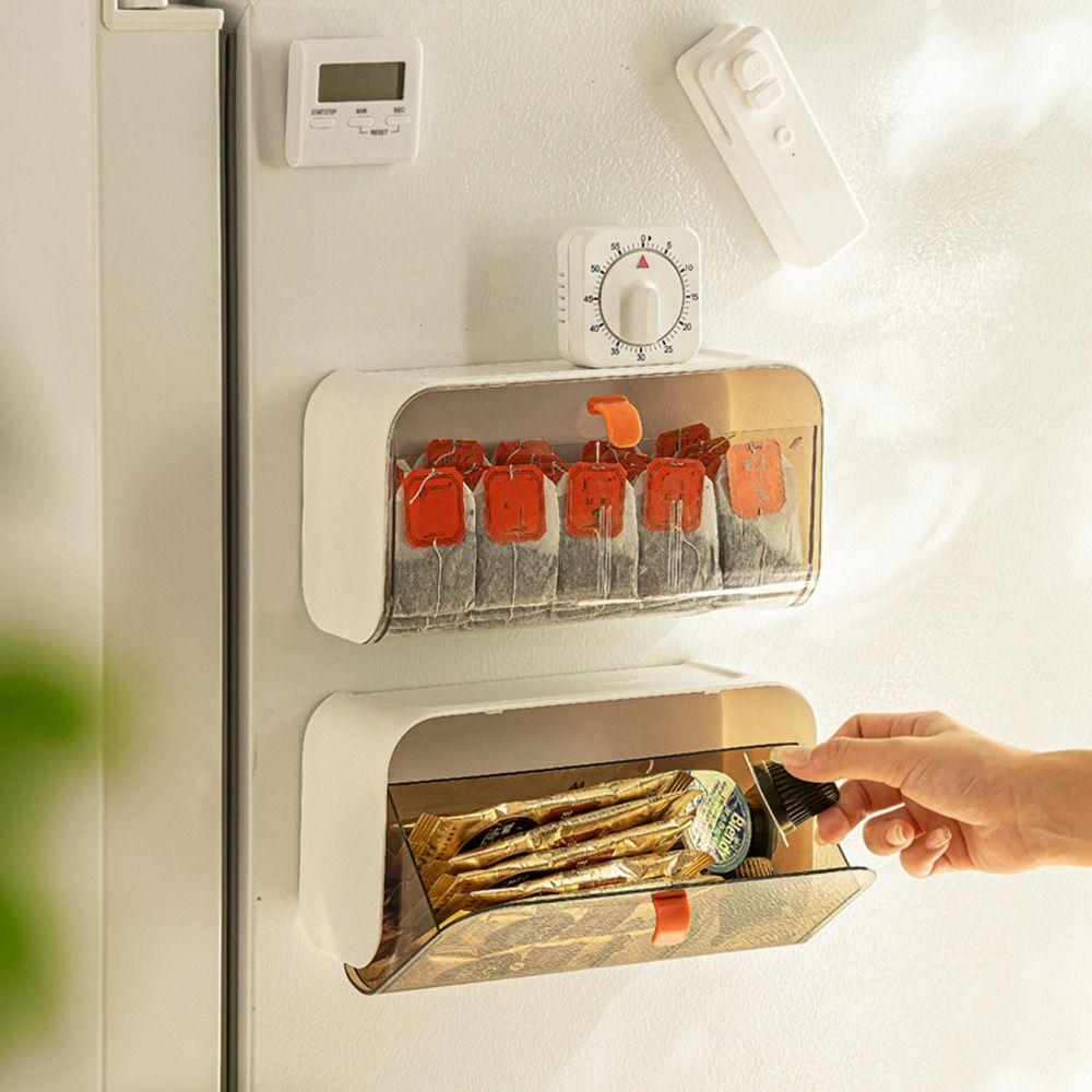 Transparent Cotton Pad Storage Box Plastic Jewelry Storage Shelf Cotton Swab Box  Bathroom