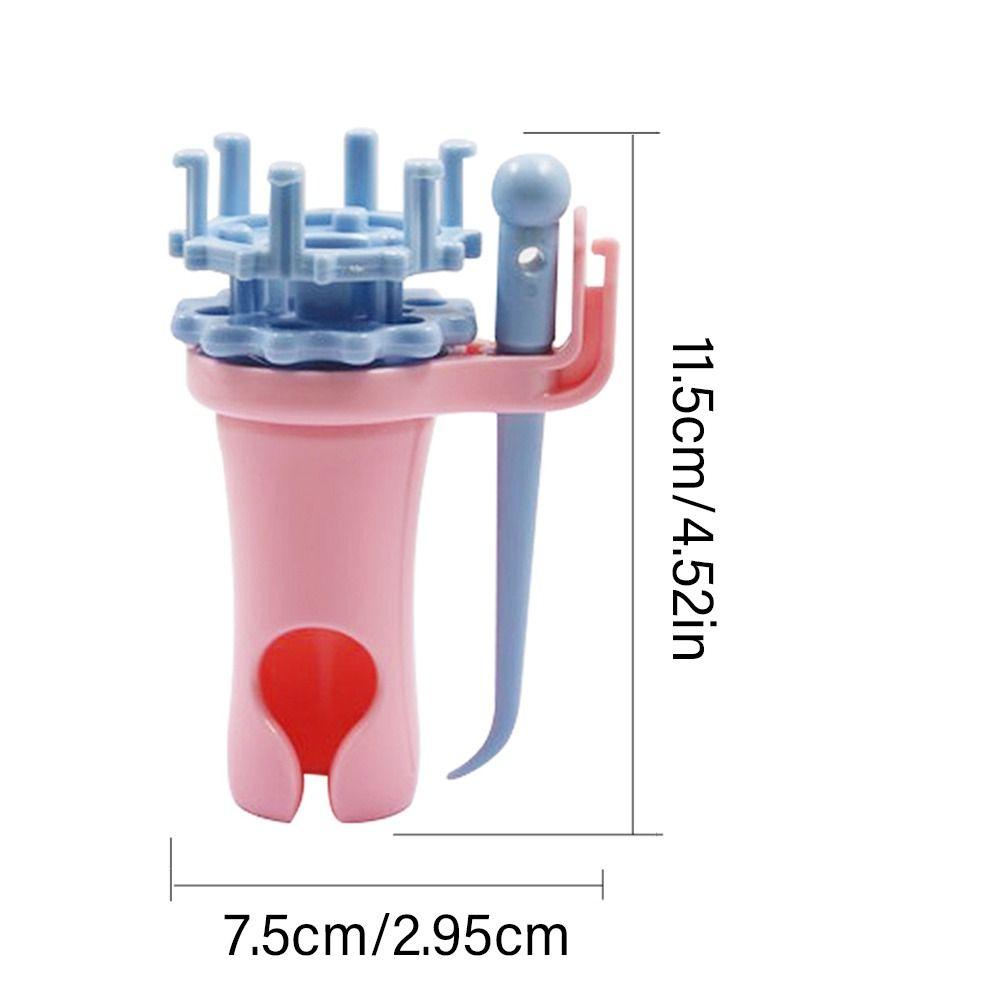 Bobină de tricotat cu cap dublu Set de bobină de țesut Set de fire de tricotat de lână de tricotat Spool de tricotat Instrument de țesut