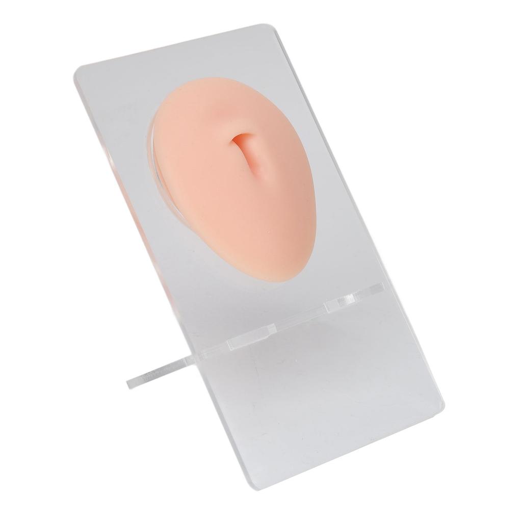 3D Silicone Belly Button Model for Piercing Practice Reusable Soft Elastic Human Navel Model Display
