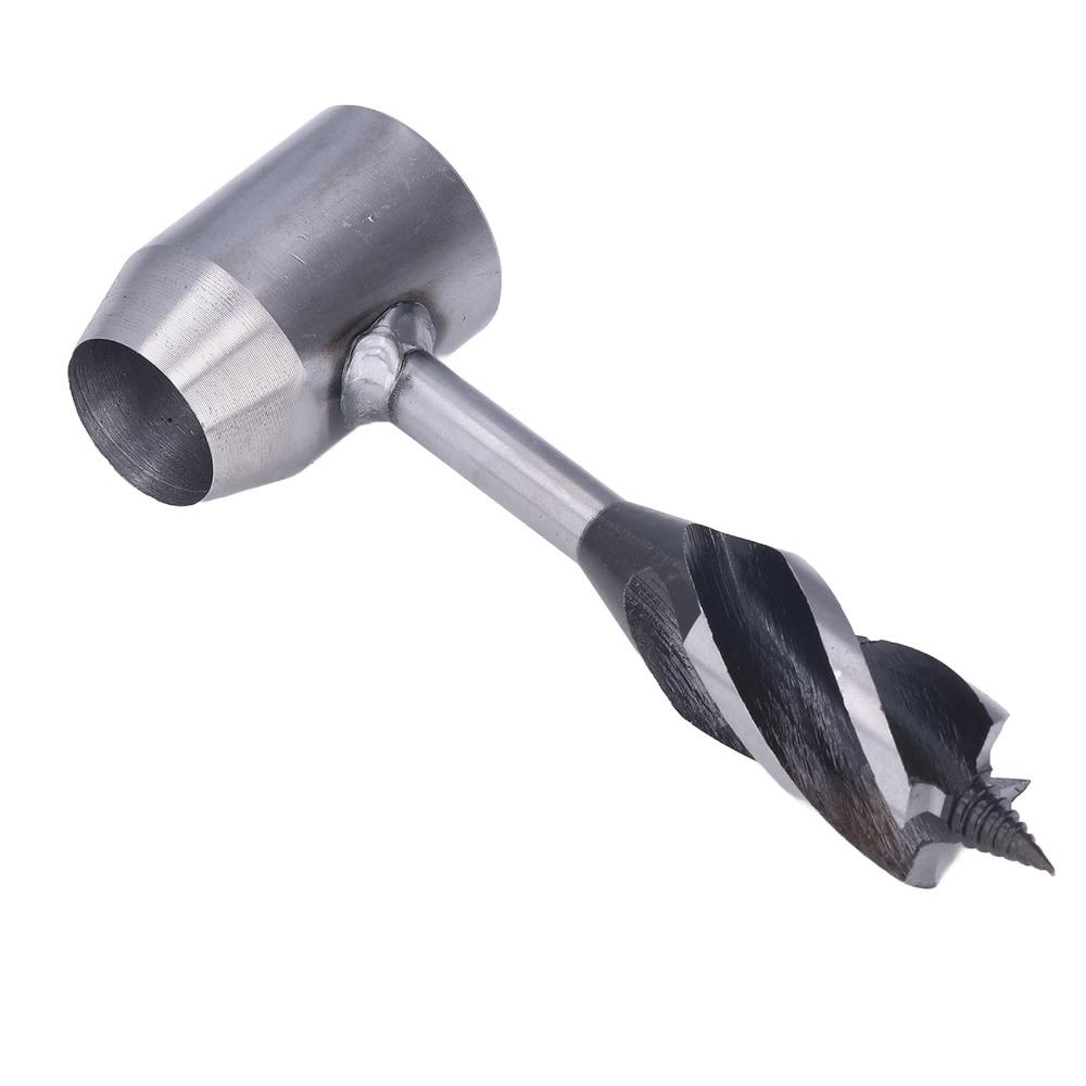 Carbon Steel Manual Auger Drill Bit Protective Bag Auger Drill Hand Hole Maker For Woodworking