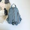 Lightweight Denim Backpack Women's Outdoor Travel Multifunctional Chest Bag Shoulder Crossbody Bag
