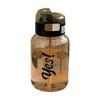 High-Capacity Dual-Drink Straw Cup - Portable, Heat-Resistant Plastic Cup for Students