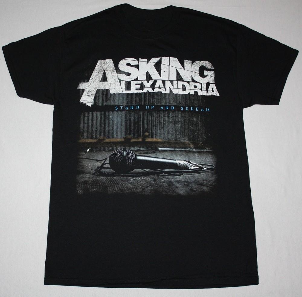 ASKING ALEXANDRIA STAND UP AND SCREAM Black S234XL Shirt Unisex T-Shirt XXL