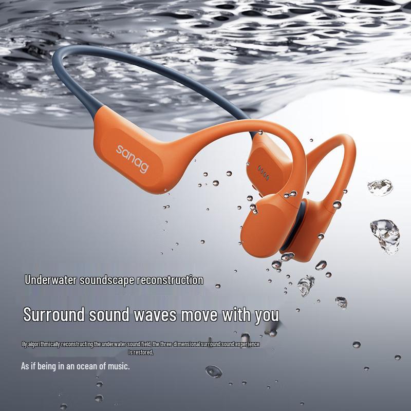 Saina B77 PRO MAX IPX8 Waterproof Bone Conduction Sport Headset