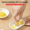 Home Garlic Masher White Plasticginger Grater Tool Hand Grinder Garlic Masher Portable Carrot Ginger Grinding Kitchen Tool