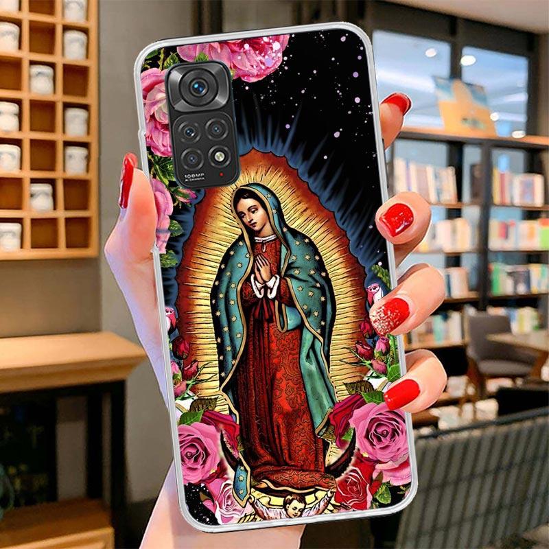 Virgin De Guadalupe Virgen Mary Cover Phone Case For Xiaomi Redmi Note 15 14 13 12 11 10 Pro Plus 14S 12S 11S 11T 11E 10S Soft F