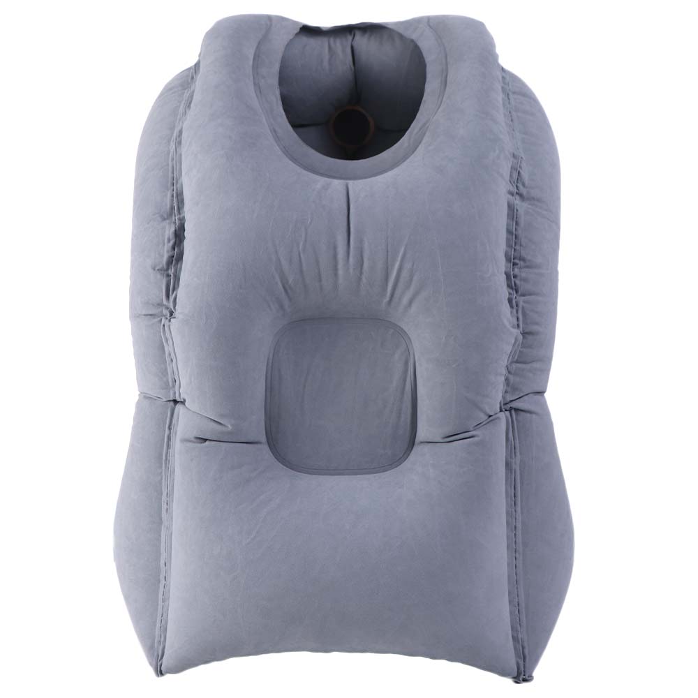 Air Cushion Inflatable Travel Pillow Head Support Chin Support Pillow Office Nap Pillow  Bus Train