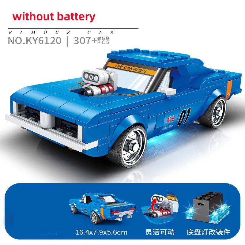 City Speed Champion Sports Car Building Blocks Technique Car Carro Rennau Voiture Vehicle MOC Educational Construction Toys