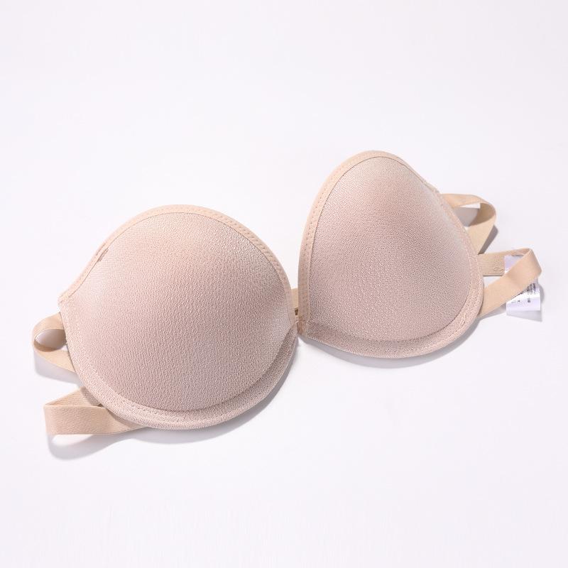 Korean Style Strapless Bra: Invisible, Non-Slip, Sexy Gathering Solid Color for Women